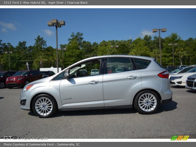 Ingot Silver / Charcoal Black 2013 Ford C-Max Hybrid SEL