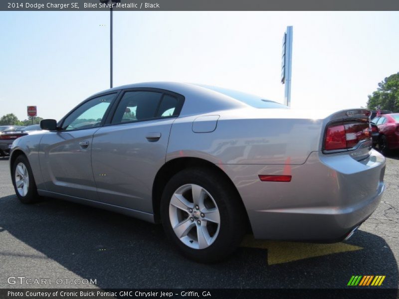 Billet Silver Metallic / Black 2014 Dodge Charger SE