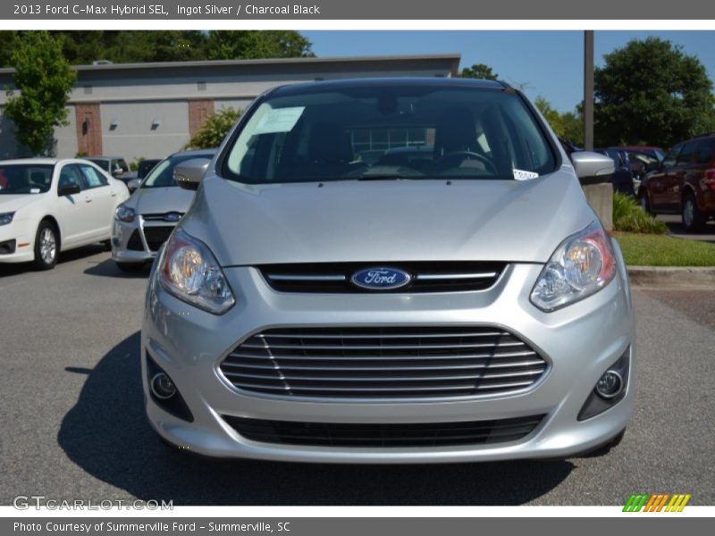 Ingot Silver / Charcoal Black 2013 Ford C-Max Hybrid SEL