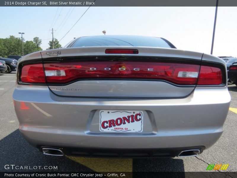 Billet Silver Metallic / Black 2014 Dodge Charger SE