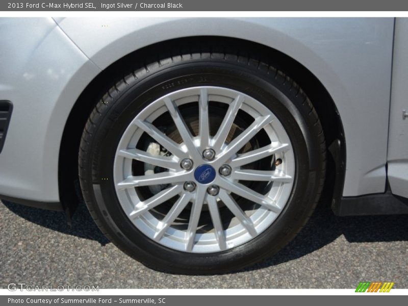 Ingot Silver / Charcoal Black 2013 Ford C-Max Hybrid SEL