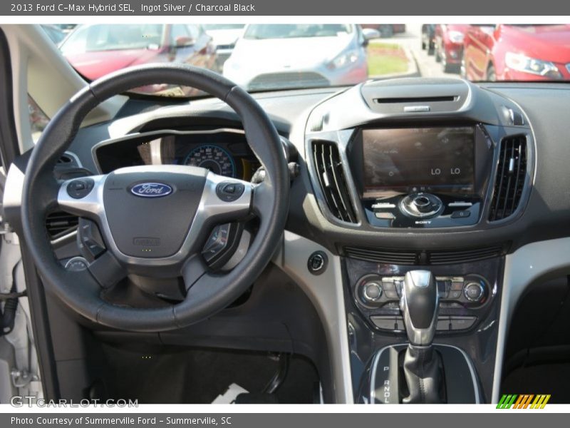 Ingot Silver / Charcoal Black 2013 Ford C-Max Hybrid SEL