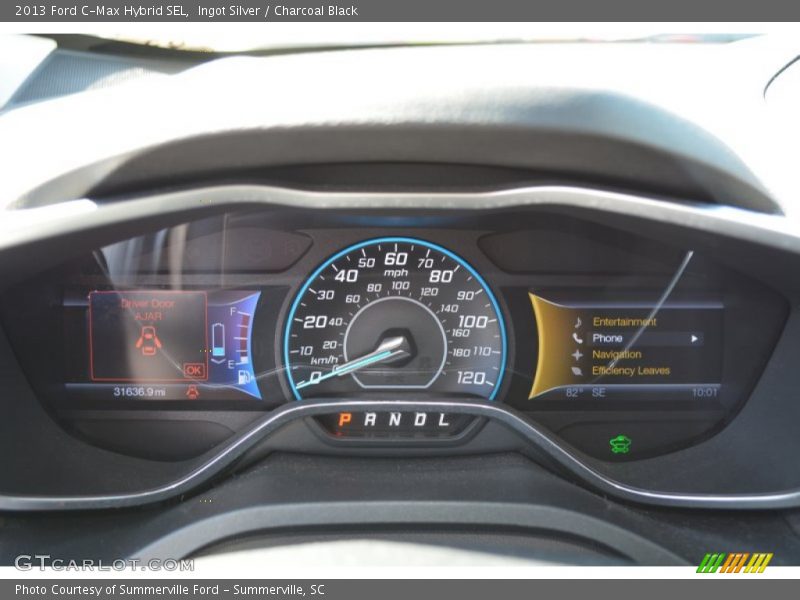 Ingot Silver / Charcoal Black 2013 Ford C-Max Hybrid SEL