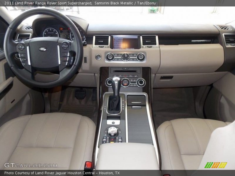 Santorini Black Metallic / Tan/Ebony 2011 Land Rover Range Rover Sport Supercharged