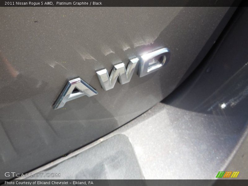 Platinum Graphite / Black 2011 Nissan Rogue S AWD
