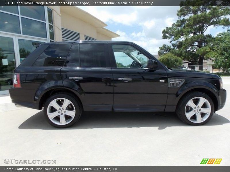 Santorini Black Metallic / Tan/Ebony 2011 Land Rover Range Rover Sport Supercharged