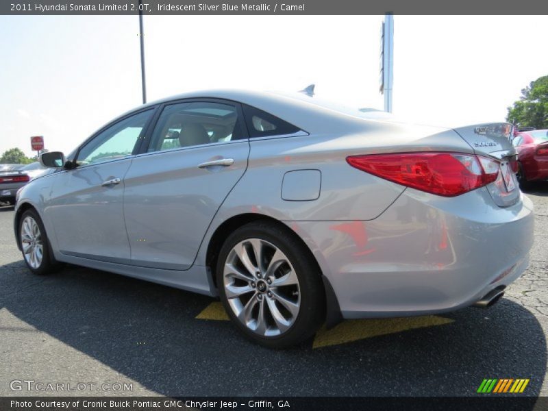 Iridescent Silver Blue Metallic / Camel 2011 Hyundai Sonata Limited 2.0T