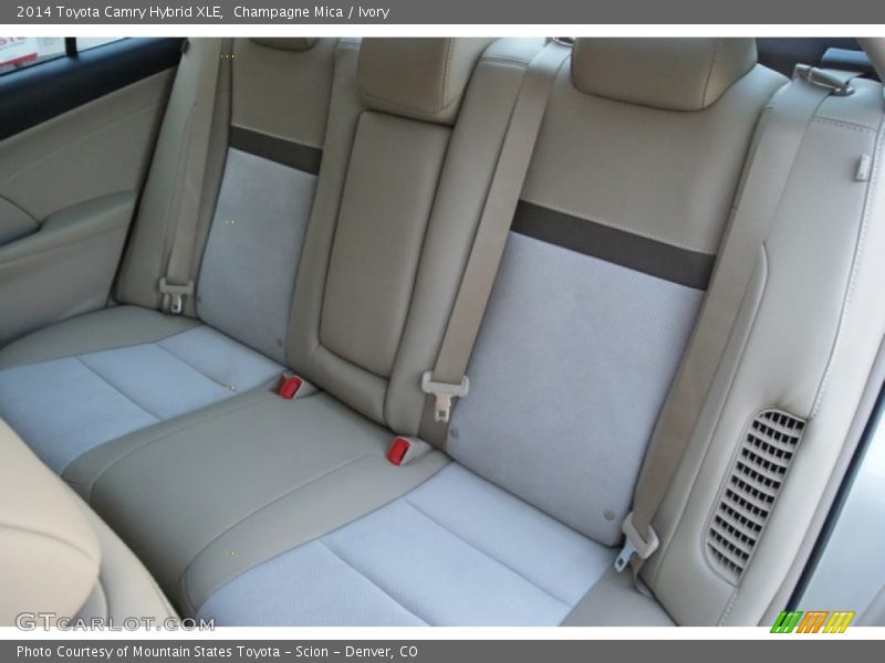 Champagne Mica / Ivory 2014 Toyota Camry Hybrid XLE