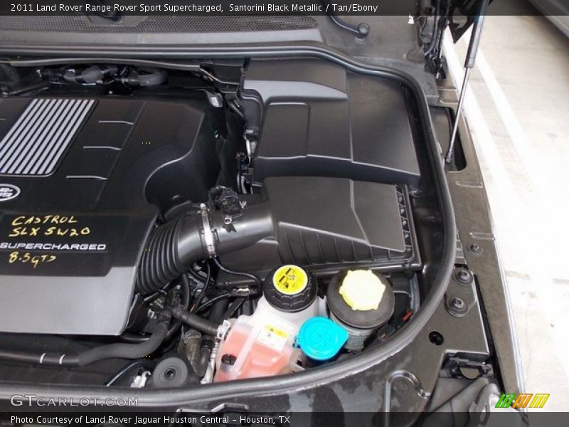 Santorini Black Metallic / Tan/Ebony 2011 Land Rover Range Rover Sport Supercharged