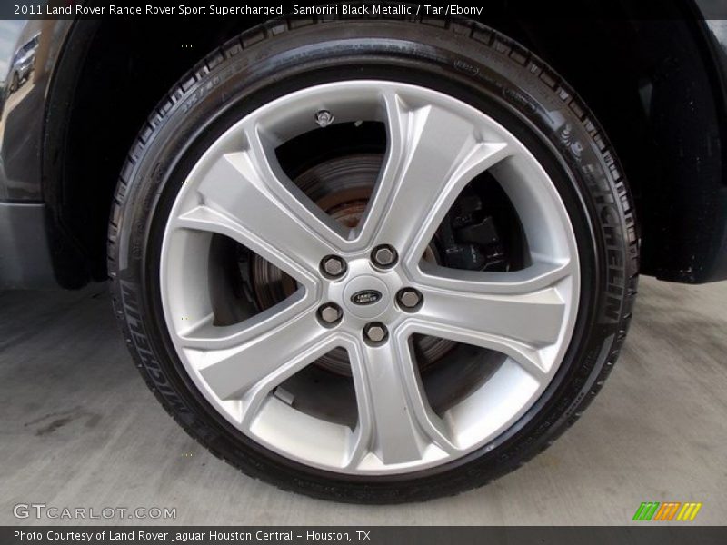 Santorini Black Metallic / Tan/Ebony 2011 Land Rover Range Rover Sport Supercharged