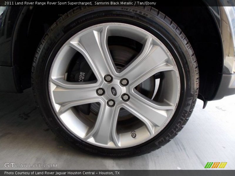 Santorini Black Metallic / Tan/Ebony 2011 Land Rover Range Rover Sport Supercharged