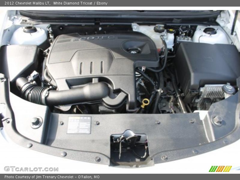 White Diamond Tricoat / Ebony 2012 Chevrolet Malibu LT