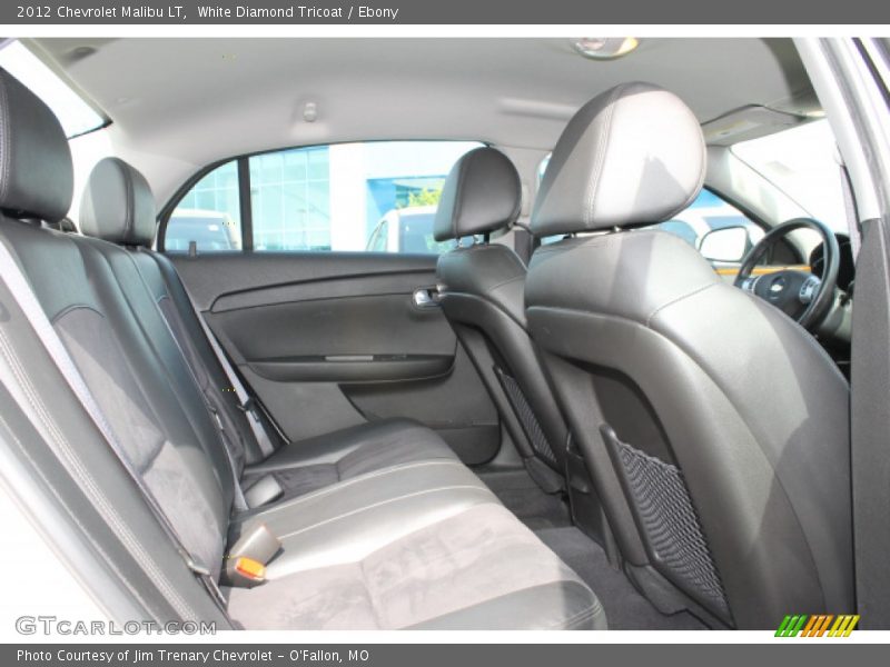 White Diamond Tricoat / Ebony 2012 Chevrolet Malibu LT