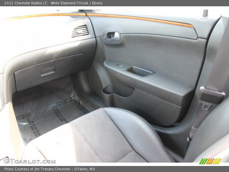 White Diamond Tricoat / Ebony 2012 Chevrolet Malibu LT