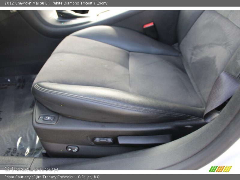 White Diamond Tricoat / Ebony 2012 Chevrolet Malibu LT
