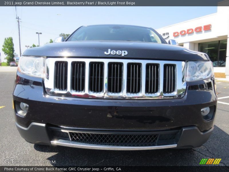 Blackberry Pearl / Black/Light Frost Beige 2011 Jeep Grand Cherokee Limited