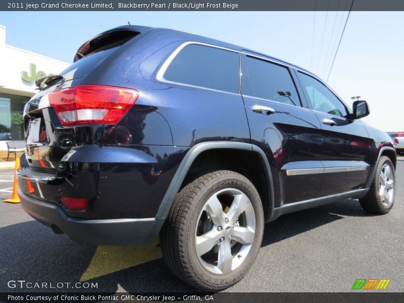 Blackberry Pearl / Black/Light Frost Beige 2011 Jeep Grand Cherokee Limited
