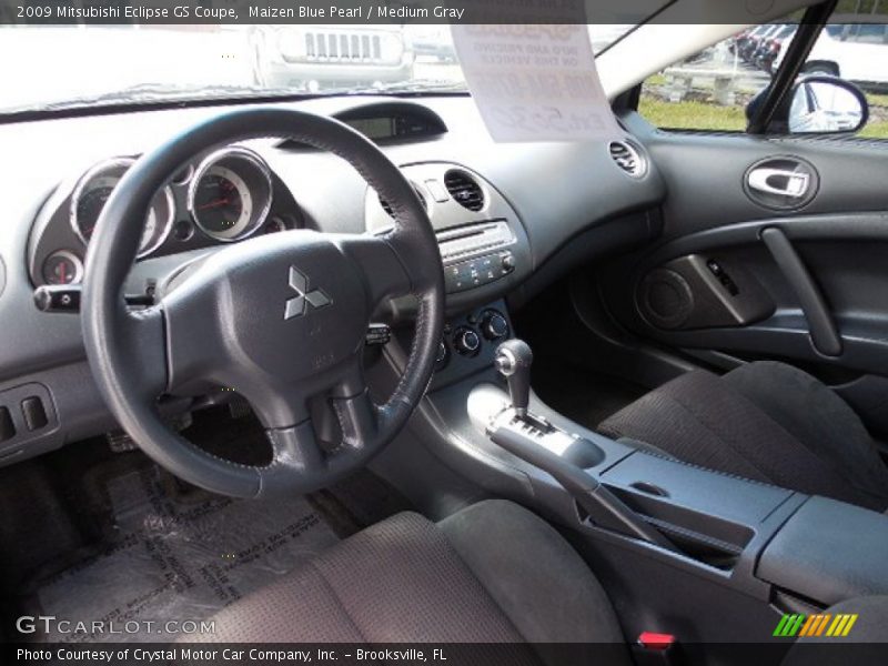  2009 Eclipse GS Coupe Medium Gray Interior