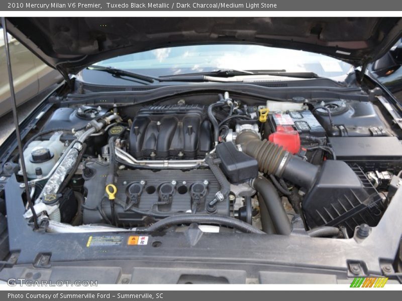 Tuxedo Black Metallic / Dark Charcoal/Medium Light Stone 2010 Mercury Milan V6 Premier
