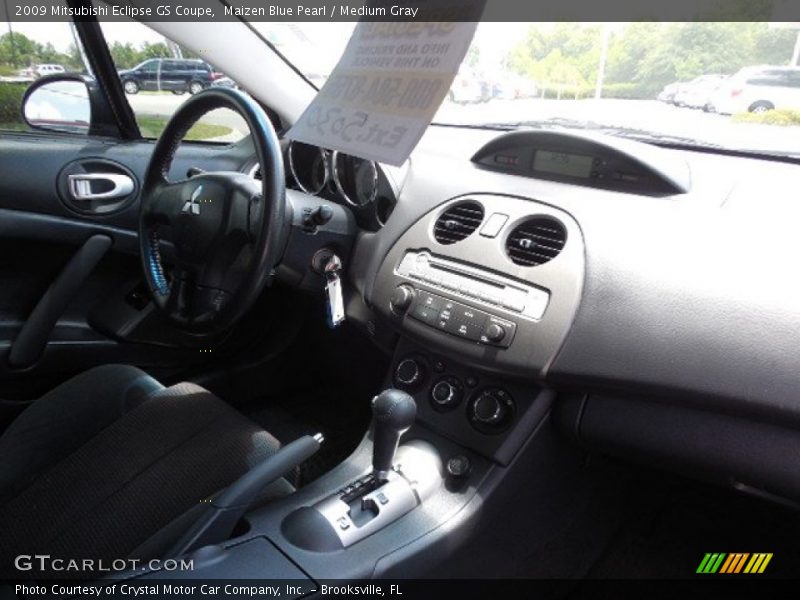 Maizen Blue Pearl / Medium Gray 2009 Mitsubishi Eclipse GS Coupe