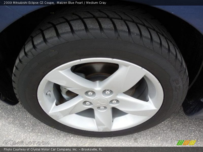 Maizen Blue Pearl / Medium Gray 2009 Mitsubishi Eclipse GS Coupe