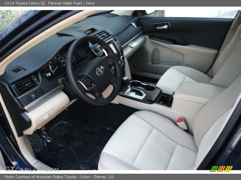 Parisian Night Pearl / Ivory 2014 Toyota Camry LE