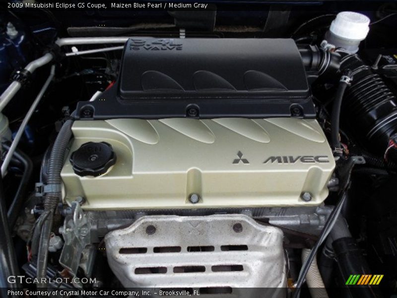 Maizen Blue Pearl / Medium Gray 2009 Mitsubishi Eclipse GS Coupe