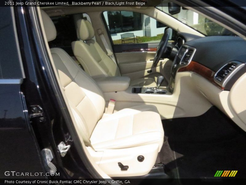 Blackberry Pearl / Black/Light Frost Beige 2011 Jeep Grand Cherokee Limited