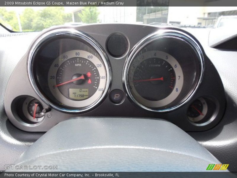 Maizen Blue Pearl / Medium Gray 2009 Mitsubishi Eclipse GS Coupe