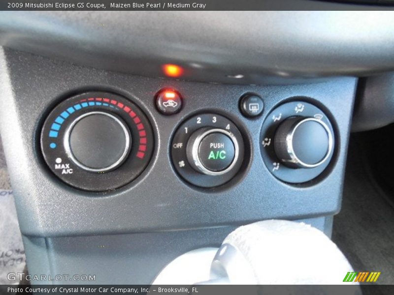 Maizen Blue Pearl / Medium Gray 2009 Mitsubishi Eclipse GS Coupe