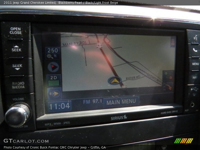 Blackberry Pearl / Black/Light Frost Beige 2011 Jeep Grand Cherokee Limited