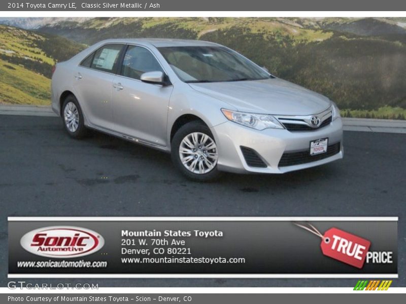 Classic Silver Metallic / Ash 2014 Toyota Camry LE