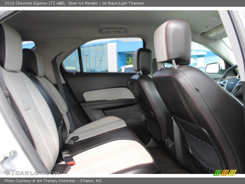 Silver Ice Metallic / Jet Black/Light Titanium 2010 Chevrolet Equinox LTZ AWD