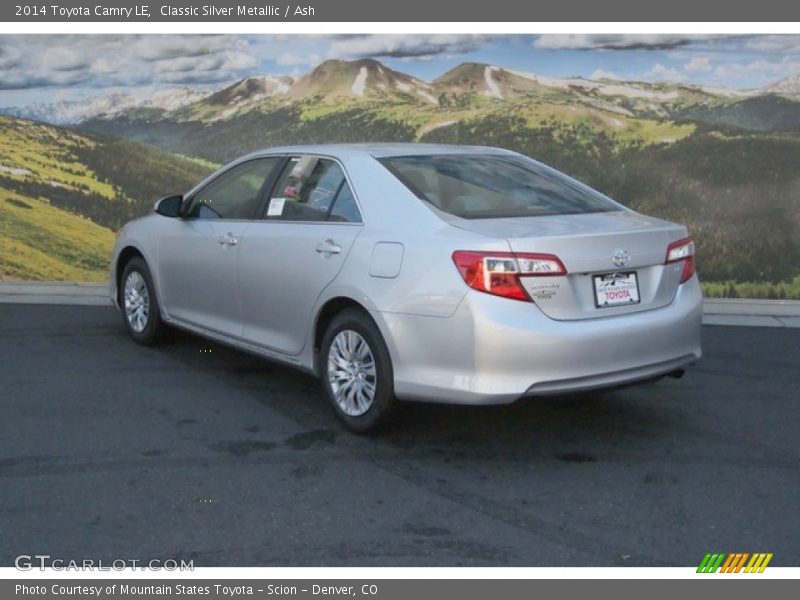 Classic Silver Metallic / Ash 2014 Toyota Camry LE