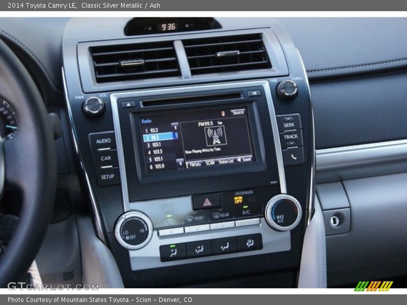 Classic Silver Metallic / Ash 2014 Toyota Camry LE