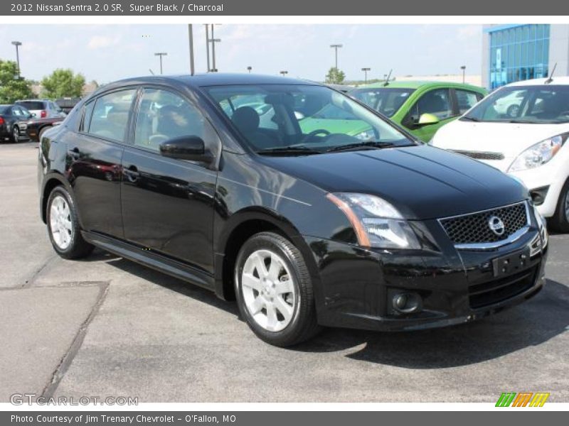 Super Black / Charcoal 2012 Nissan Sentra 2.0 SR