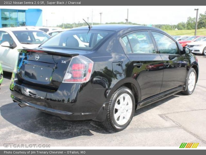Super Black / Charcoal 2012 Nissan Sentra 2.0 SR