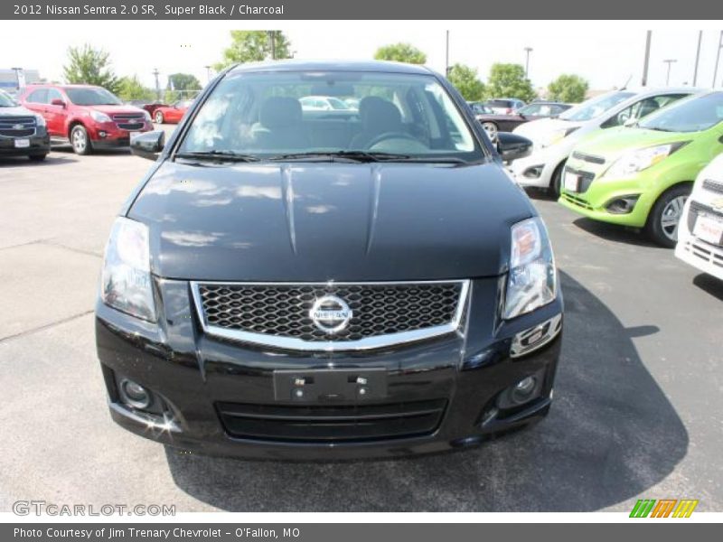 Super Black / Charcoal 2012 Nissan Sentra 2.0 SR