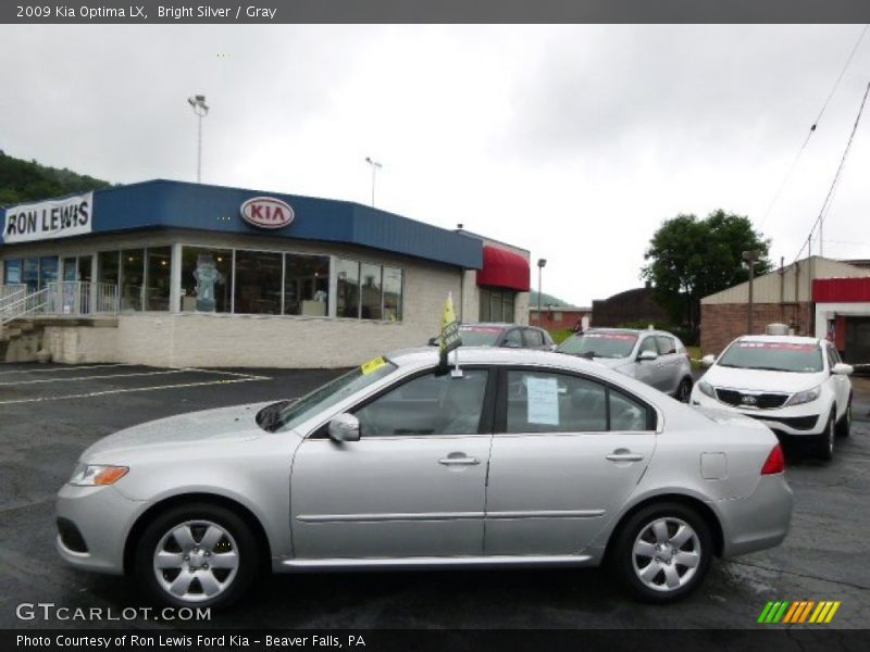 Bright Silver / Gray 2009 Kia Optima LX