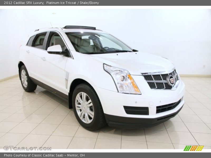 Platinum Ice Tricoat / Shale/Ebony 2012 Cadillac SRX Luxury