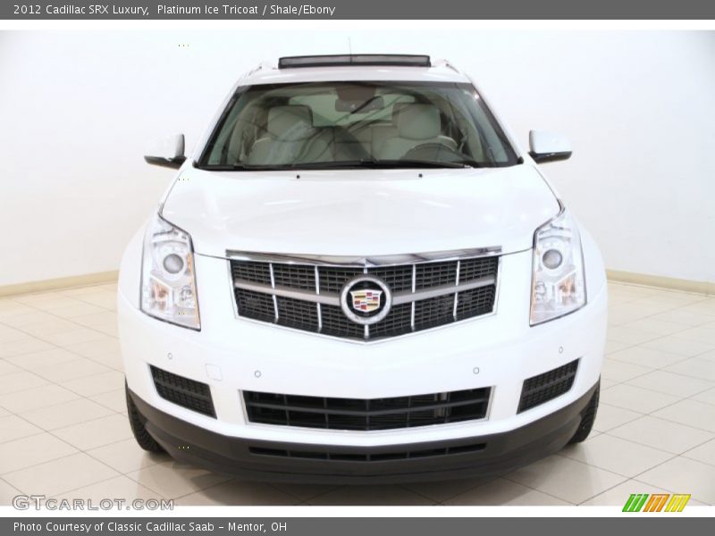 Platinum Ice Tricoat / Shale/Ebony 2012 Cadillac SRX Luxury