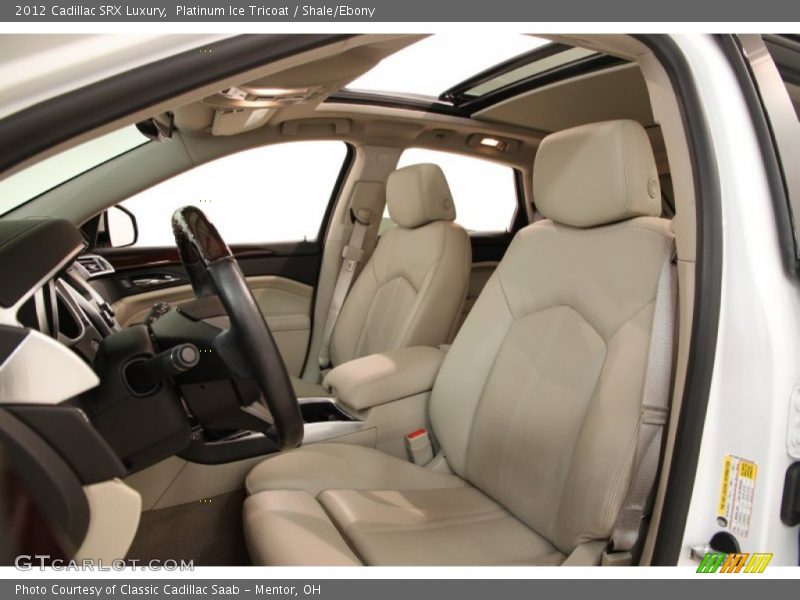 Platinum Ice Tricoat / Shale/Ebony 2012 Cadillac SRX Luxury