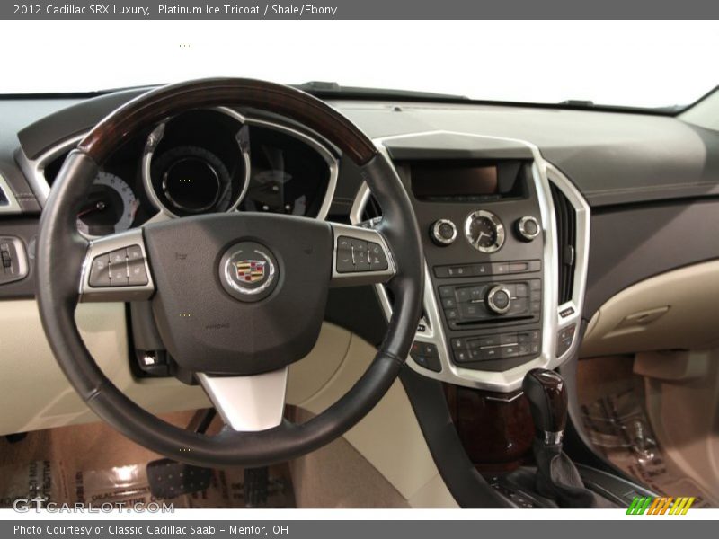 Platinum Ice Tricoat / Shale/Ebony 2012 Cadillac SRX Luxury