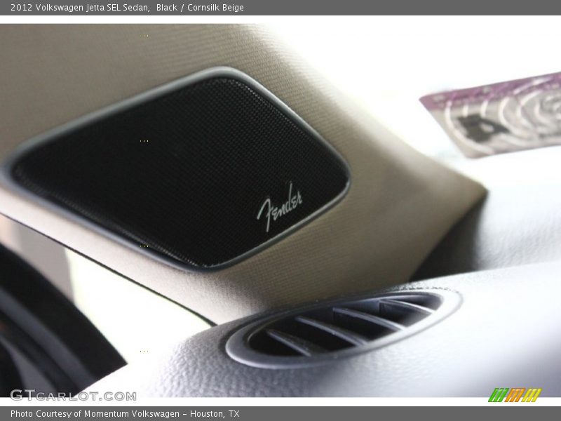 Black / Cornsilk Beige 2012 Volkswagen Jetta SEL Sedan