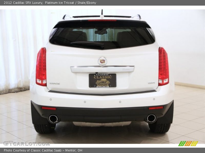 Platinum Ice Tricoat / Shale/Ebony 2012 Cadillac SRX Luxury