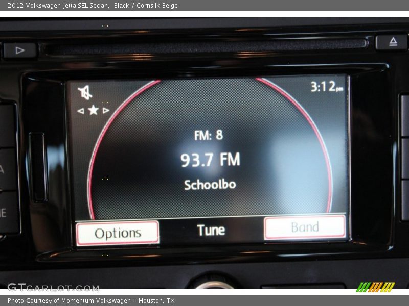 Black / Cornsilk Beige 2012 Volkswagen Jetta SEL Sedan