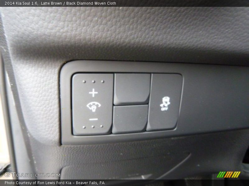 Latte Brown / Black Diamond Woven Cloth 2014 Kia Soul 1.6
