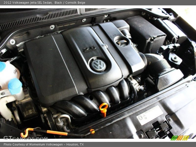 Black / Cornsilk Beige 2012 Volkswagen Jetta SEL Sedan