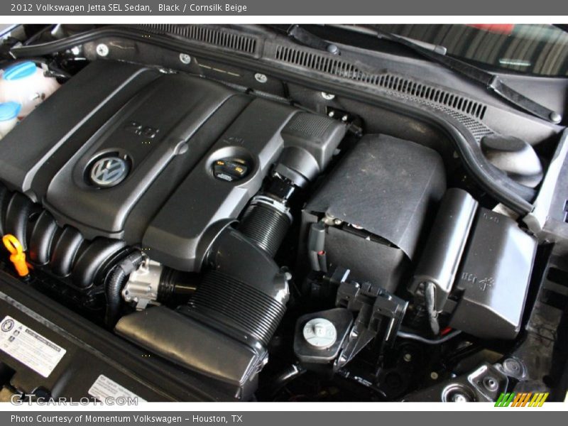Black / Cornsilk Beige 2012 Volkswagen Jetta SEL Sedan