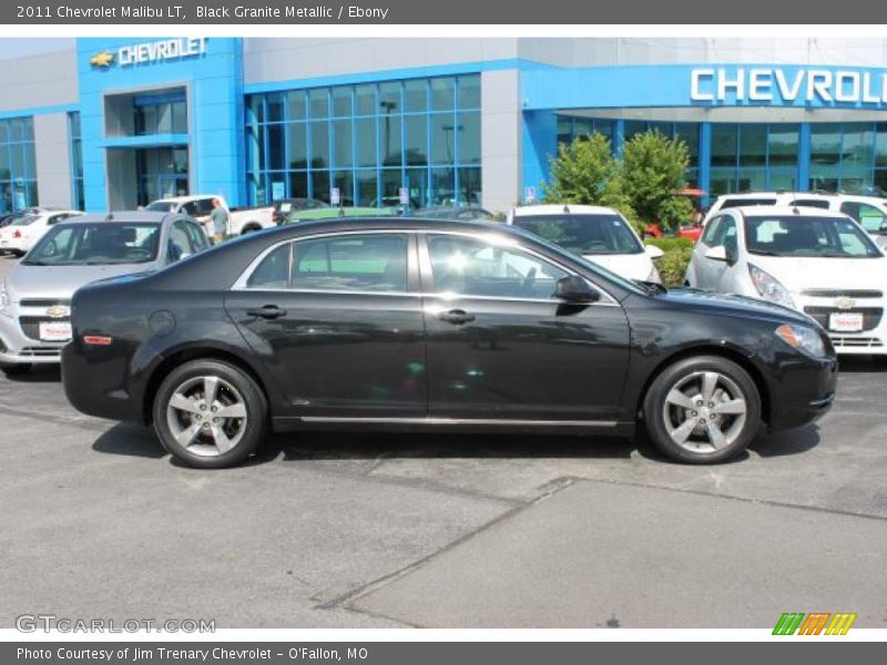 Black Granite Metallic / Ebony 2011 Chevrolet Malibu LT